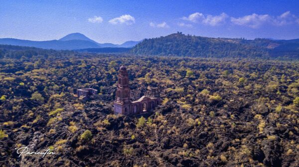 Paricutín V1 Al Óleo